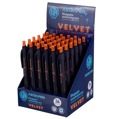 Image de Stylo automatique velours (36 pcs) ASTRA