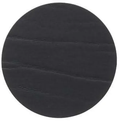 Image de LIND DNA Dessous de verre Buffalo - Cuir - Noir - ø 10 cm