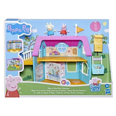 Produktbild von Peppa Pig Peppa's Friends Club, Vorschulspielzeug, Sounds, 2 Figuren, 7 Zubehör, 3 Jahre
