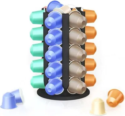 Produktbild von Famanu Capsulehalter für Kaffeekapseln (30+ Kapseln) - praktischer Kapselspender