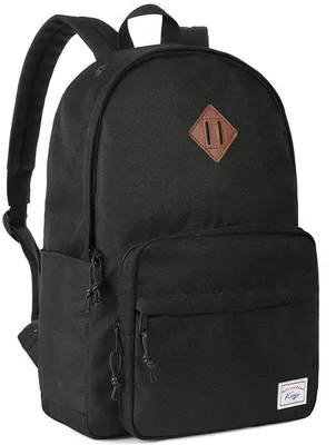 Image de Sac à dos léger noir pour l'école, les voyages et le travail
