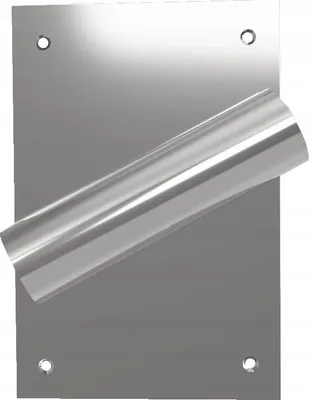Produktbild von Flaggenhalter für 1 Flagge – schräge Wandmontage rechts für den Außenbereich, Edelstahl V2A