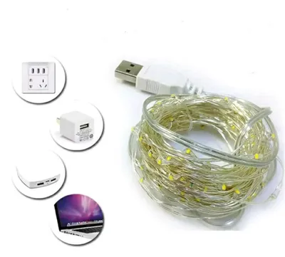 Produktbild von LED-Lichterketten aus wasserdichtem Kupferdraht für Terrasse, Garten, Bäume, Weihnachten, Hochzeiten und Partys