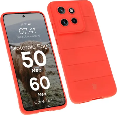 Produktbild von Pancerne etui Bizon Case Tur do Motorola Edge 50 Neo, czerwone