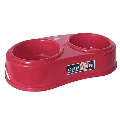 Obrázek produktu pro COBBYS PET Dvoumiska plastová protismyková 2x600ml, 10104
