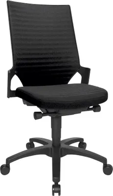 Produktbild von Topstar Bürostuhl Autosynchron®-2, AU2000 BI0 Stoff schwarz, Gestell schwarz