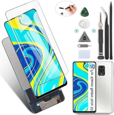 Image de Écran de remplacement pour Note 9S - Écran LCD de remplacement - Avec outils - Noir