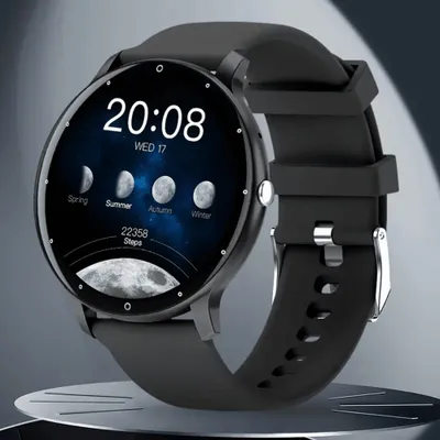 Produktbild von Damen's und Herren's Fitnessuhr mit Telefonfunktion HD-Display, 120+ Sportmodi, Blutsauerstoff Aktivitätstracker für Android/iOS, Smartwatch