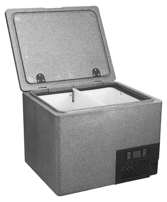 Obrázek produktu pro Chladicí box SucceBuy 40 L s kompresorem, přenosná autochladnička z lehkého EPP, elektrická mraznička s ovládáním přes aplikaci, 12 V/24 V DC, teplotní rozsah -10 °C až 10 °C, ideální pro nákladní vozy, obytné vozy, SUV, lodě, cestování a kempování
