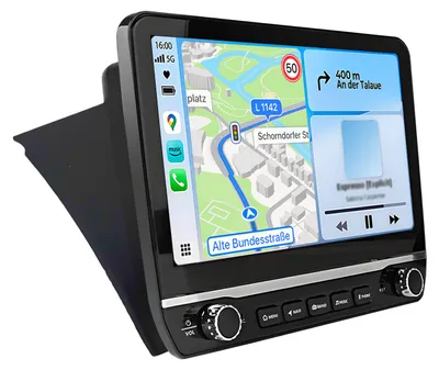 Zdjęcie produktu dla Radio samochodowe do VW T5 Multivan Transporter 2008–2015, bezprzewodowe, CarPlay, Android Auto, nawigacja GPS, 2+64 GB, DSP, 10,1 cala, Bluetooth
