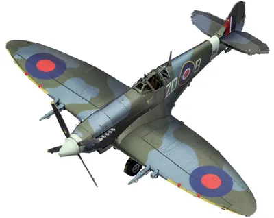 Productafbeelding van Metal Earth Supermarine Spitfire, Vliegtuig, Bouwspeelgoed, Supermarine Spitfire, Jongen, Metaal, 14 jaar