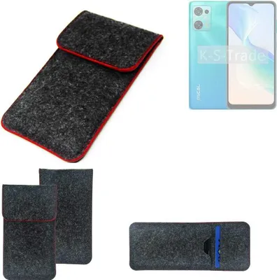 Produktbild von K-S-Trade Handy Schutz Hülle kompatibel mit Blackview Oscal C30 Pro Schutzhülle Handyhülle Filztasche Pouch Tasche Case Sleeve Filzhülle