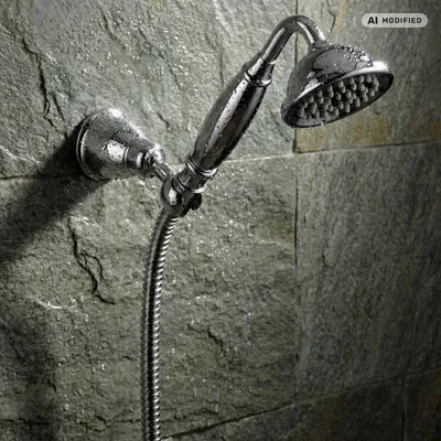 Produktbild von PaulGurkes Handbrausen Set Serie GAIA Retro Chrom Brause mit Halterung