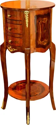 Image de Casa Padrino Commode baroque avec tiroirs Marron 80 x 40 cm - Table d'appoint de style antique - Table de téléphone - Meubles