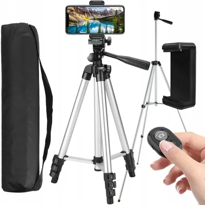 Produktbild von STATYW 4 in 1 PILOT TRIPOD STAND TELEFONHALTERUNG 103 CM SELFIE STICK SET