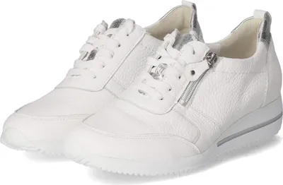 Obrázek produktu pro Waldläufer Dámské nízké tenisky HIMONA White z hladké kůže Velikost: 37