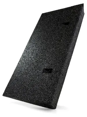 Produktbild von Bordsteinrampe 500x250x70 mm aus Gummigranulat