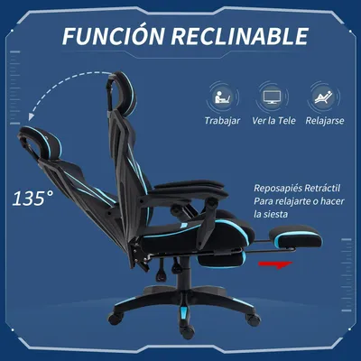 Produktbild von Ergonomischer Bürostuhl - Bürostuhl - Schreibtischstuhl - Arbeitsstuhl - Gaming-Stuhl - Verstellbare Rückenlehne