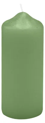 Produktbild von Spitzkopf Stumpen Kerzen Grün 12 x Ø 5 cm, 12 Stück