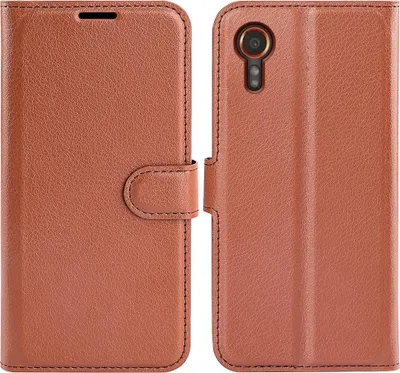 Produktbild von Samsung Galaxy Xcover 7 Hülle - Coverup Klapphülle - Braun