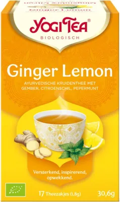 Produktbild von Yogi Tee Ingwer-Zitrone -Packung