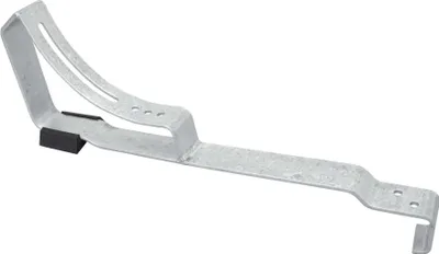 Produktbild von DAPRONA Laufroststütze für Dachtritt und Laufrost 48,5cm, für gewellte Dachziegel, verzinkt Silber, Dachtritte für Schornsteinfeger