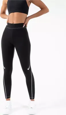 Produktbild von NIKE DD5588-010 W NSW SWSH GX HR LGGNG Leggings Damen Black/White/(White) Größe