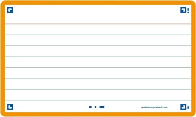 Produktbild von Oxford Karteikarten "Flash 2.0" 75 x 125 mm liniert orange 80 Stück