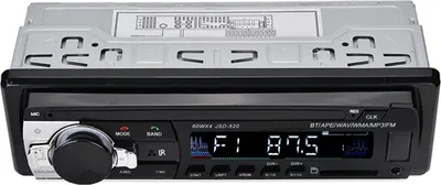 Obrázek produktu pro HIFI bezztrátový hudební přehrávač s jednou osou, paměťovou kartou, Bluetooth a MP3 rádiem s audio vstupem AUX