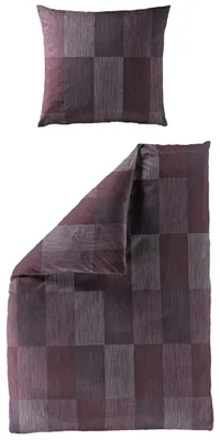 Produktbild von Bierbaum Bettwäsche beere 1x 135x200 cm + 1x 80x80 cm