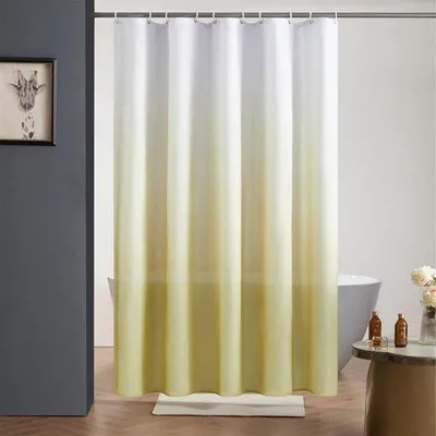 Produktbild von Unyqoos ® Schimmelresistentes und Wasserdichtes Duschvorhang aus Textil mit Ringen - 120 x 200 cm