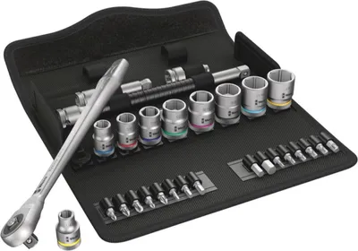 Produktbild von Wera 8100 SB 10 Zyklop Knarrensa Durchsteckvierk., 3/8 , zöllig