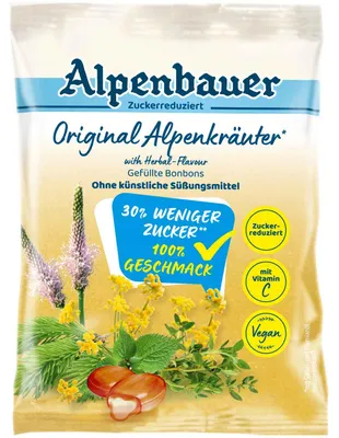 Produktbild von Alpenbauer Zuckerreduziert Original Alpenkräuter 60g