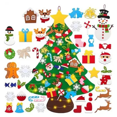 Produktbild von DIY-Filz-Weihnachtsbaum für Kinder