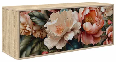 Zdjęcie produktu dla vidaXL RTV stojak do montażu na ścianie BORNE, 102 x 33 x 40 cm, imitacja dębu Sonoma