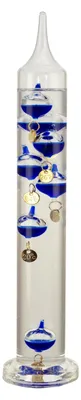 Obrázek produktu pro Teplotní indikátor Galileo, meteorologická stanice, sklo, průměr 4 cm