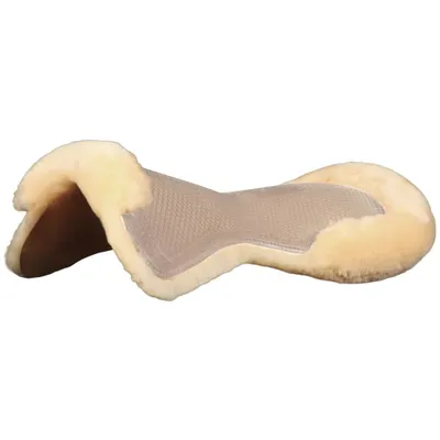 Image de Coussin en gel Acavallo avec peau d'agneau - couleur naturelle, taille : L