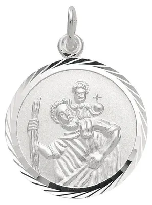 Produktbild von Anhänger Medaillen Christophorus 925 Silber