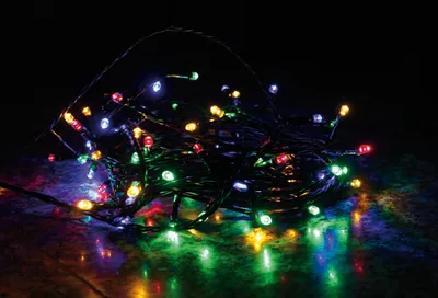 Produktbild von Lichterkette multicolor 400 LEDs Farblichterkette bunt innen und außen 230V IP44