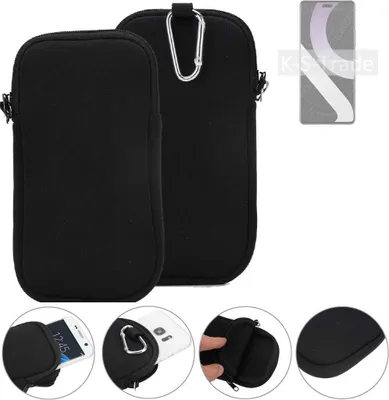 Produktbild von K-S-Trade Neopren-Hülle Handyhülle kompatibel mit Xiaomi Civi 2 Schutzhülle Neoprenhülle Sleeve Schutz-Hülle Gürtel Tasche Case Holster