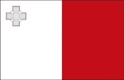 Produktbild von Dekofahne - Malta- Gr. ca. 150 x 90 cm - 80102 - Deko-Länderflagge