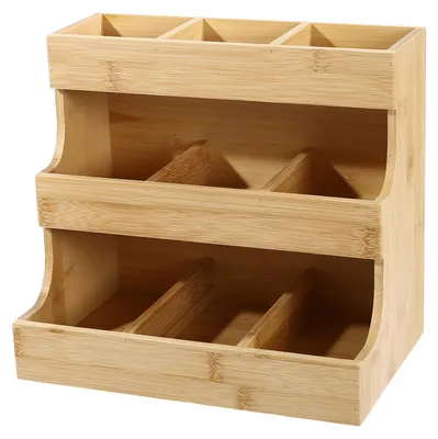 Obrázok produktu pre Organizér, značka Bambusbauten, 9 priehradiek, drevo
