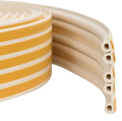 Produktbild von Selbstklebende Fensterdichtung Weiß 9 x 6 mm 12 m