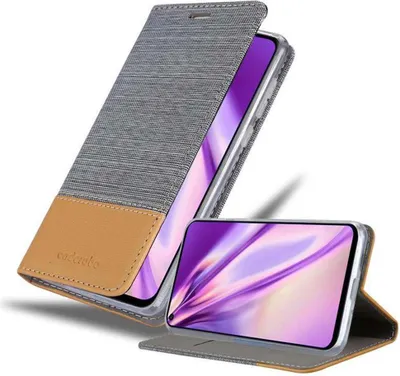 Produktbild von Cadorabo Hülle für Huawei Y5 2019 / Enjoy Play 8 / Honor 8S Schutzhülle in Grau Handy Hülle Etui Book Case Cover