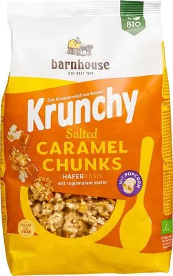 Productafbeelding van Barnhouse Granola Haver Karamel Popcorn (500 gr)
