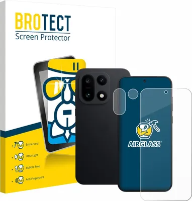 Produktbild von BROTECT Schutzglas für OnePlus 15 (Display+Kamera) Schutzfolie Panzer Folie Glas Display Schutz klar