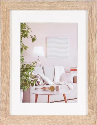 Image de Cadre photo Henzo, style moderne, marron moyen, 18 x 24 cm