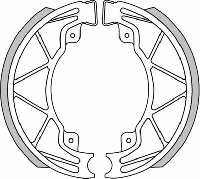 Produktbild von POLINI Bremsbeläge D.140X25mm