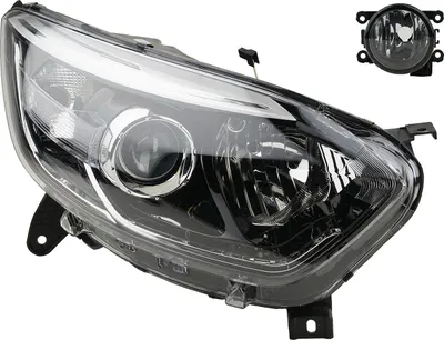 Obrázek produktu pro Světlomety vhodné pro Renault Captur, výrobní období 06/13 - 03/17, typ žárovky H1 H1, pravá strana + mlhovka. Čísla dílů: 260103714R, 260103166R, 260102734R, 4422780, 0006000618053, 2615000. Výrobce: Johns