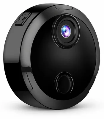 Produktbild von WLAN Überwachungskamera Innen, 1080P HD Mini Kamera mit Infrarot‑Nachtsicht, Handy‑Fernzugriff, TF‑Karte Zyklusaufnahme für Haushalt